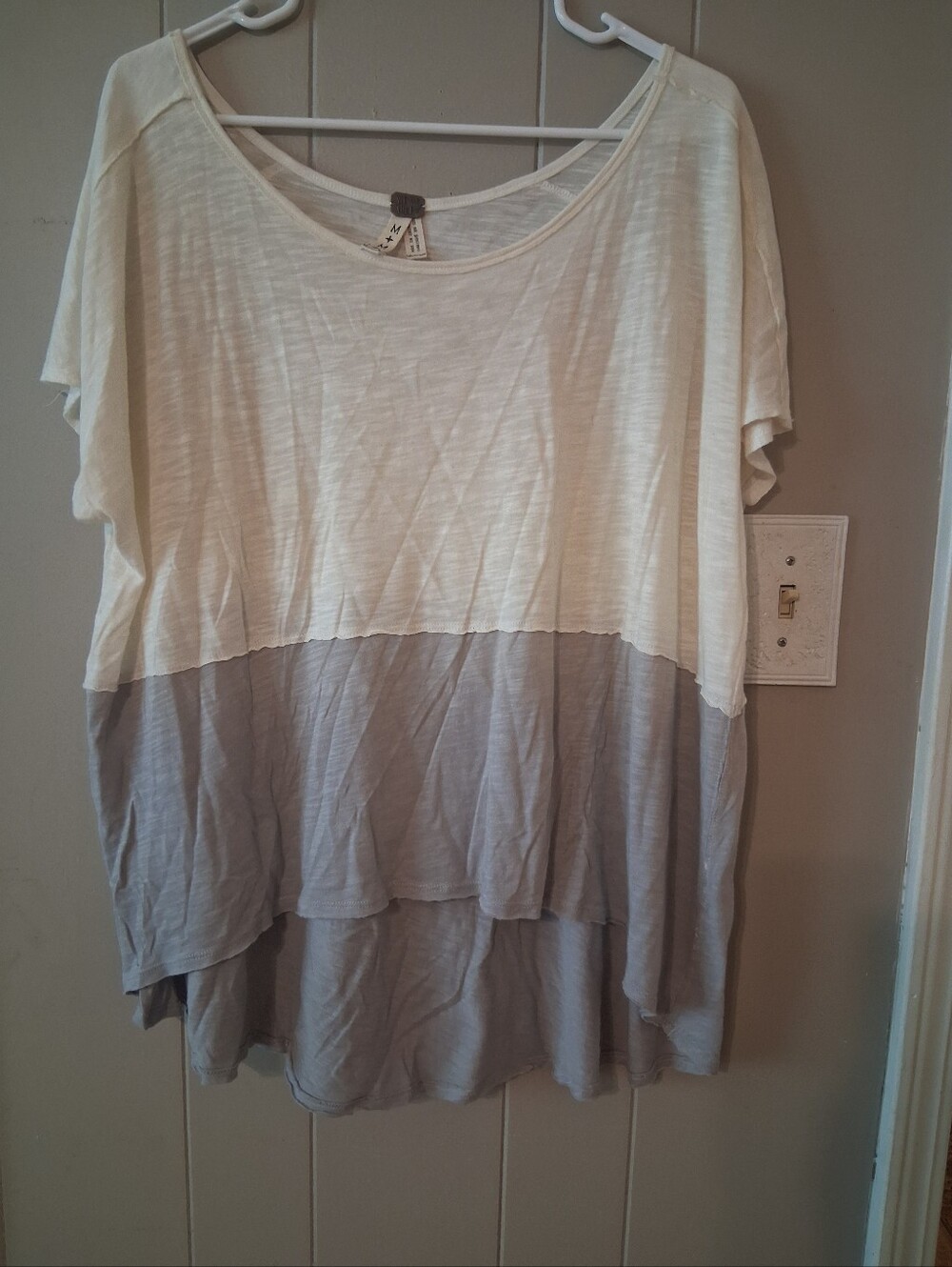 Free People "We The Free" Midnight Colorblock Tee